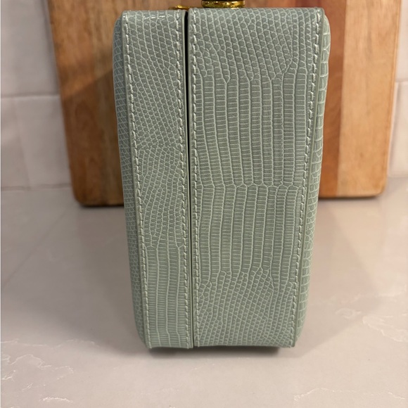 ๐๐ Brandon Blackwood Mint Green Textured Lizard Kendrick Trunk NWT - Picture 7 of 11